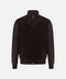 Baby Suede Blouson — Dark Brown