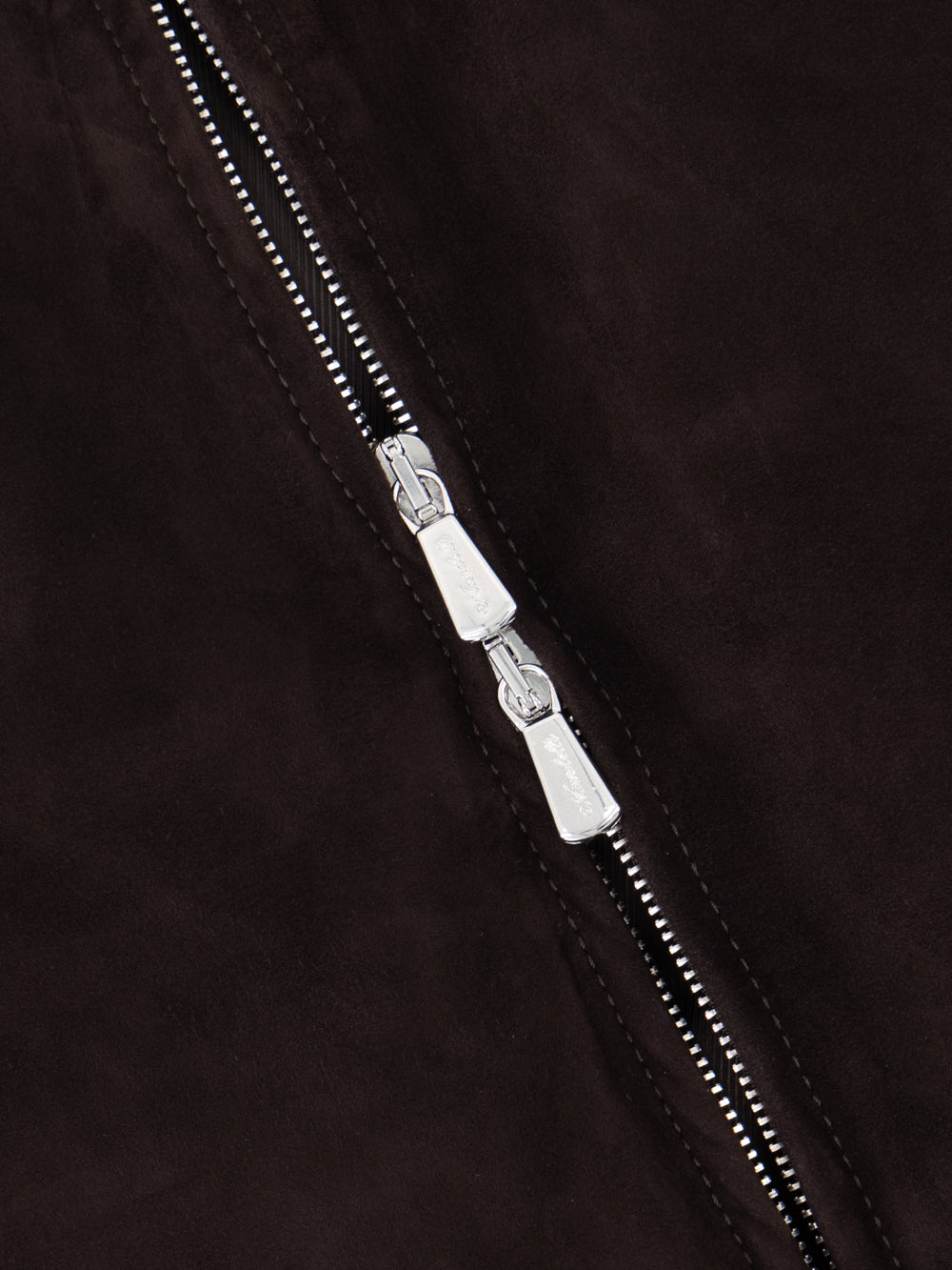 Capra Suede Blouson – Deep Brown