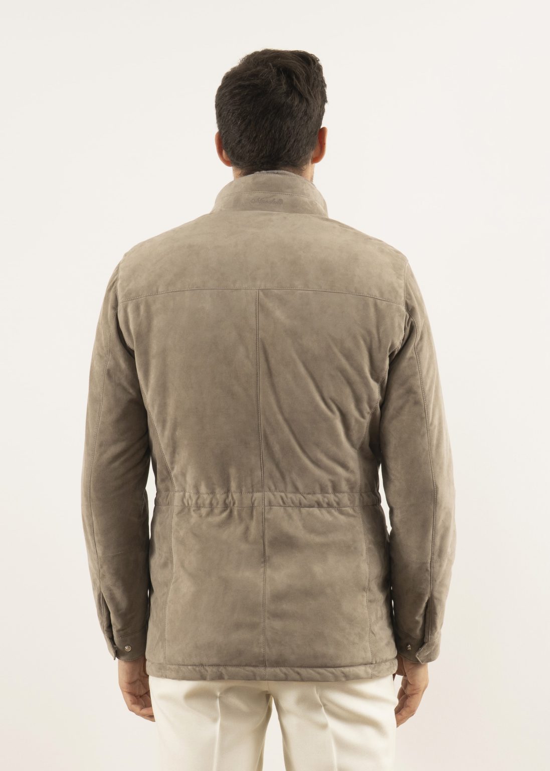 Capra Suede 3/4 Jacket – Taupe