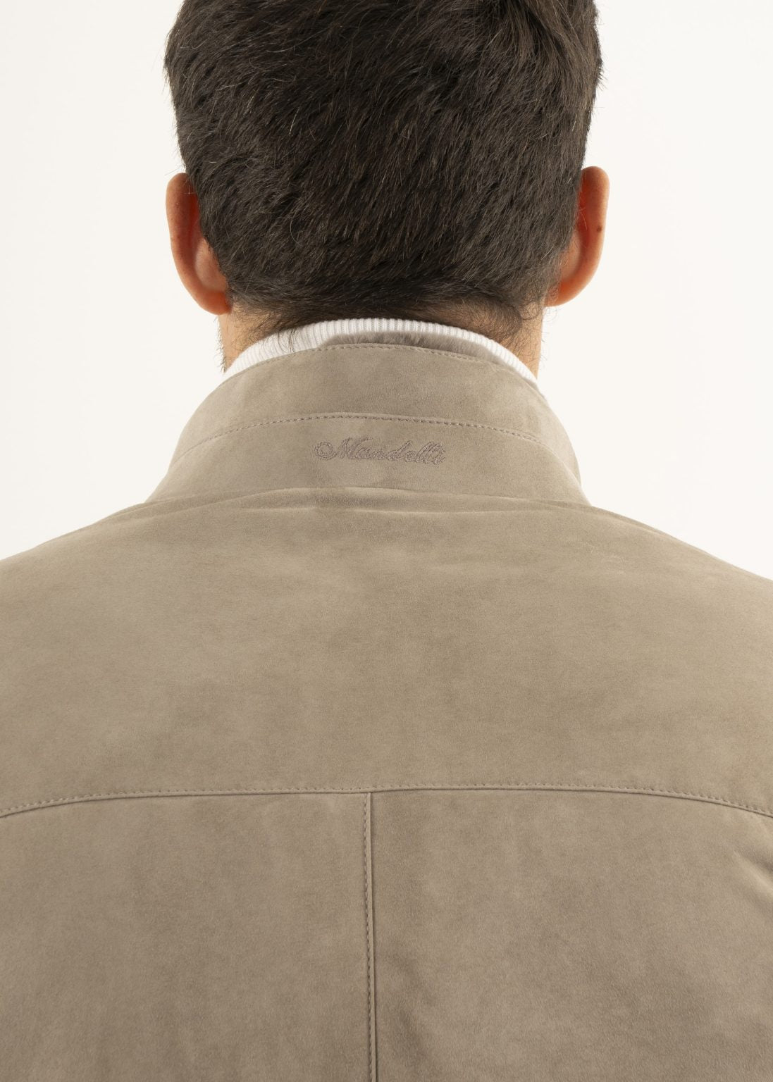 Capra Suede 3/4 Jacket – Taupe