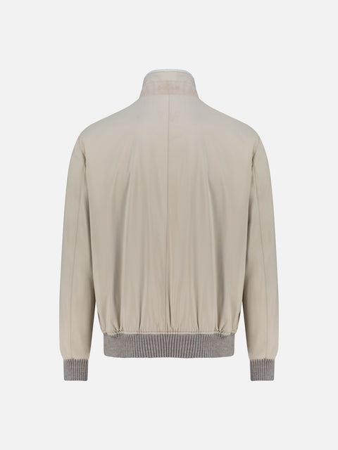 Technical Fabric Blouson – Ivory