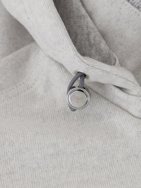Cashmere Sport Bomber - Light Gray