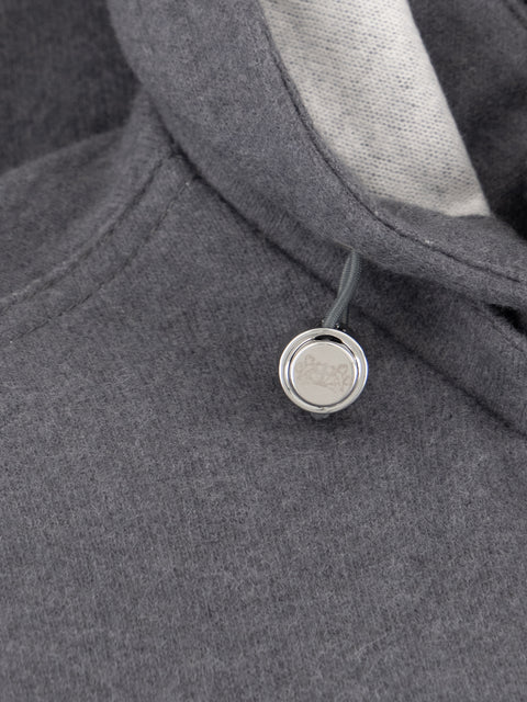 Cashmere Sport Bomber - Grey