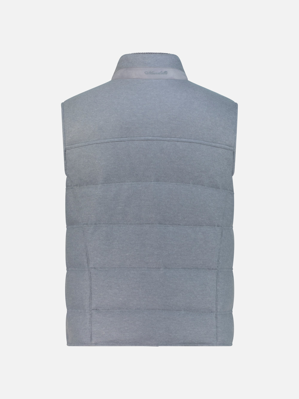 Замшевый жилет на молнии Salvia – Nebbia Chiara