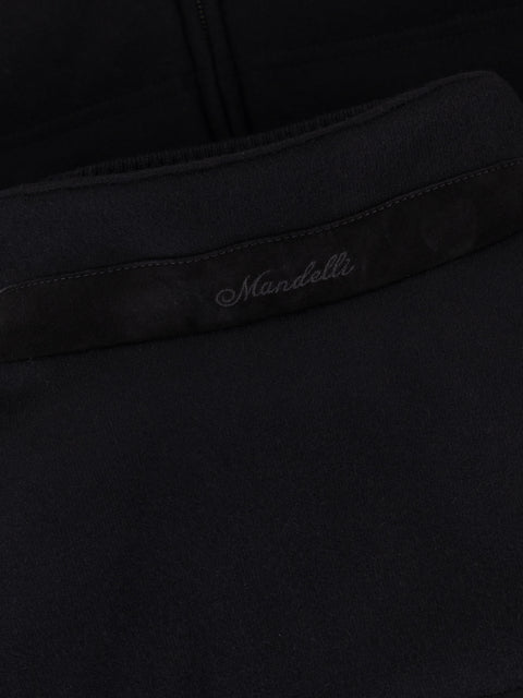 Cashmere Quilted Vest – Black
