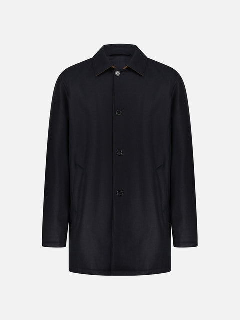 Classic Wool Overjacket - Navy Blue (special order)