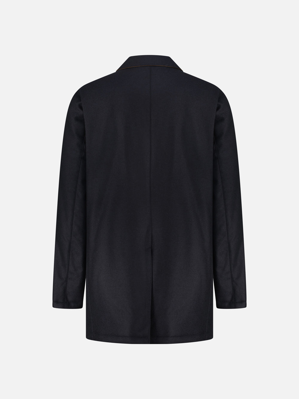 Classic Wool Overjacket - Navy Blue