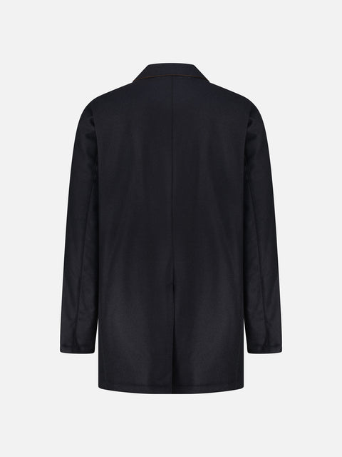 Classic Wool Overjacket - Navy Blue (special order)
