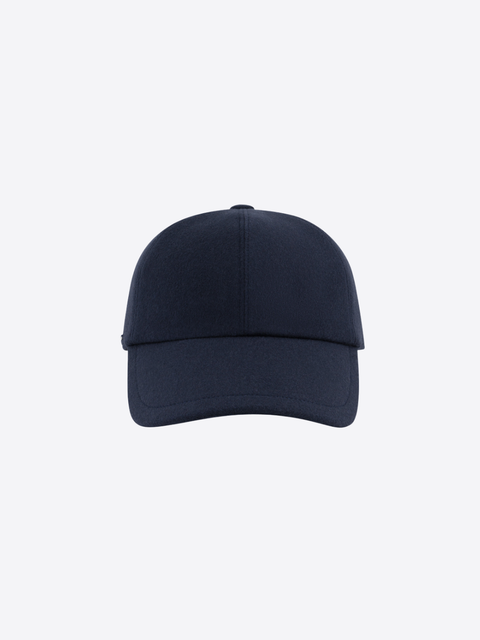 Cashmere Baseball Cap – Night Blue