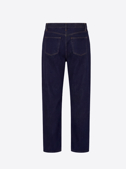 Soft Tailored Wool & Cashmere Blend Trousers- Navy Blue