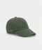 Virgin Wool, Silk & Linen Cap- Military Green