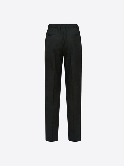 Virgin Wool Trousers – Black
