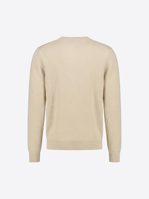 Pure Cashmere Roundneck Sweater – Taupe