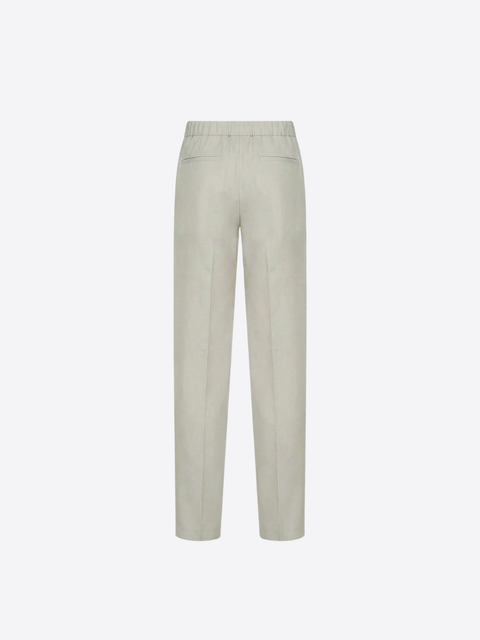 Pure Wool Jogging Trousers - Chalk