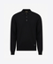 Knitted Wool Polo – Black