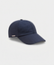 Mandelli Virgin Wool, Silk & Linen Herringbone Baseball Cap — Deep Blue, view 2