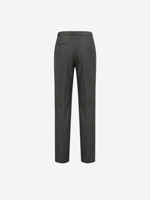 Virgin Wool Trousers – Medium Grey