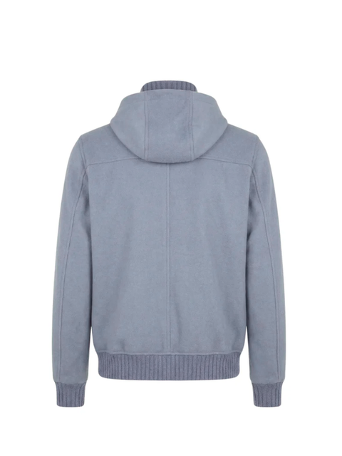 Cashmere Sport Bomber - Asphalt