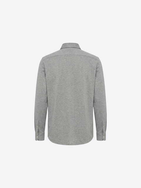 Cotton & Lyocell Jersey Polo - Pearl