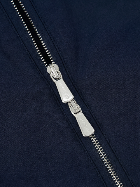 Fabric Jacket – Grey Blue