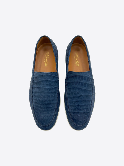 Crocodile Nubuck Leather Loafers – Avio