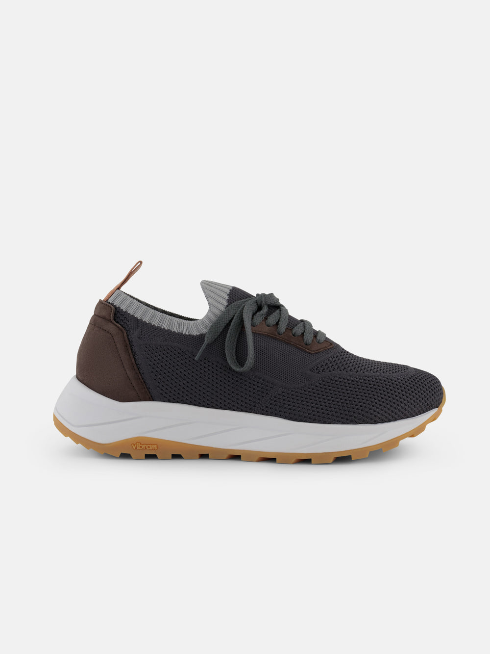 Toprun Sneakers - Grey & Brown