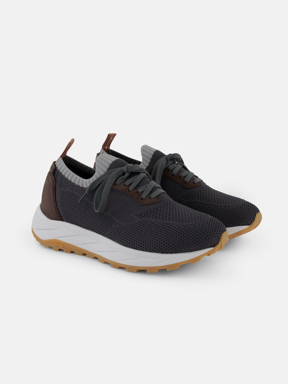 Toprun Sneakers - Grey & Brown
