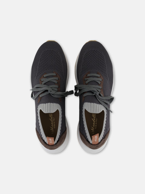Toprun Sneakers - Grey & Brown