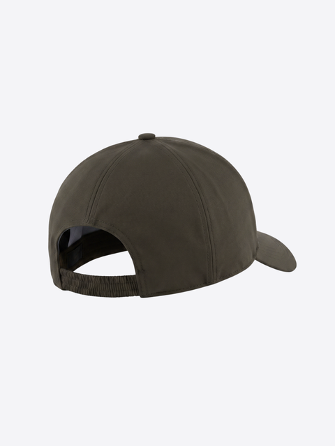 Virgin Wool, Silk & Linen Cap – Dark Moss Green