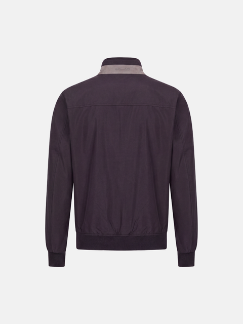 Nylon Wind Break Blouson — Moro Brown