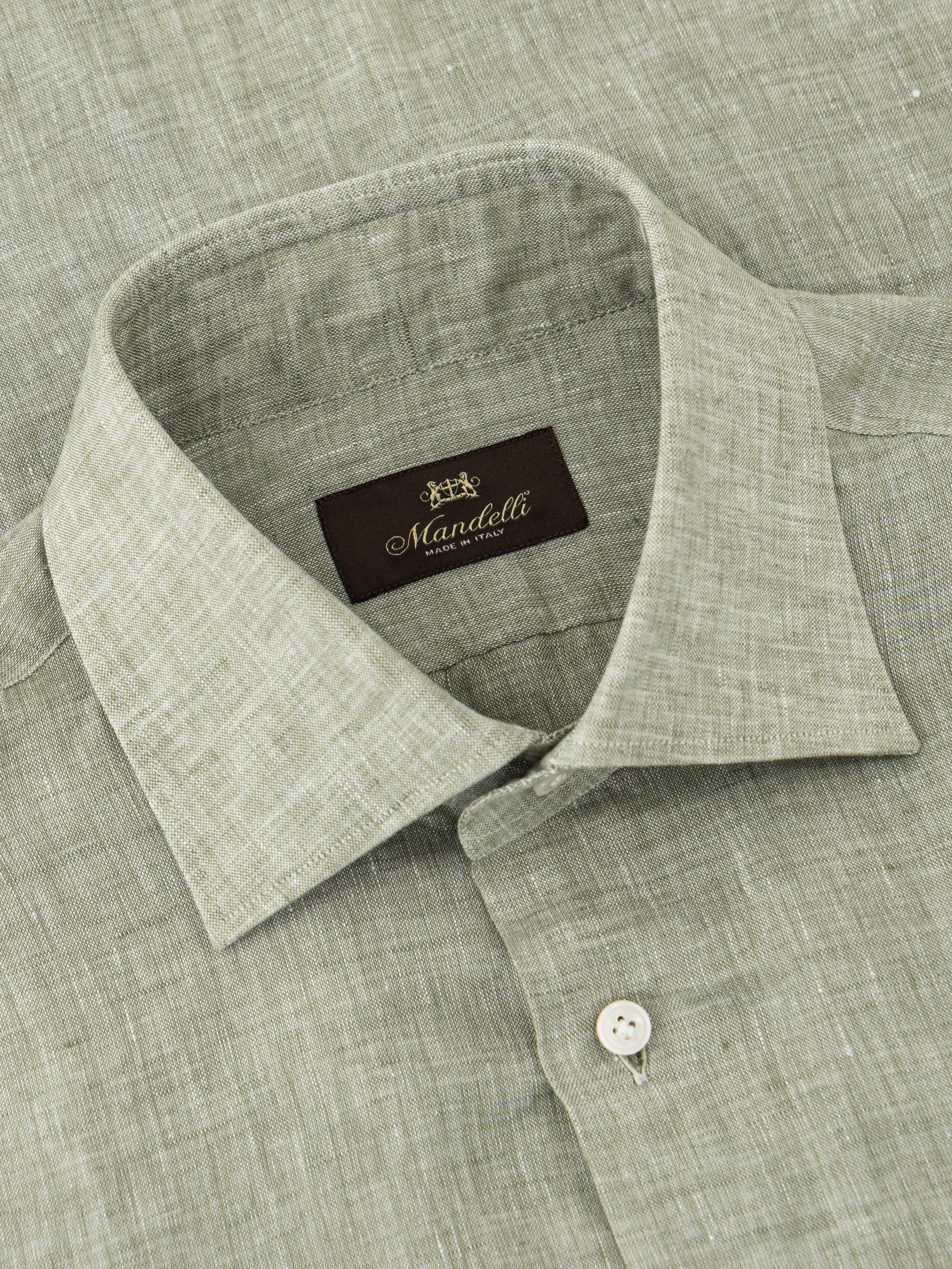 Рубашка Tailor Lino - Verde