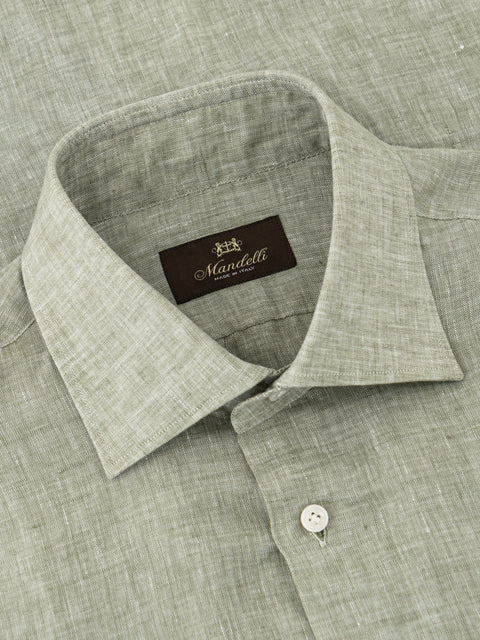 Tailor Lino Shirt - Verde