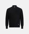 Mandelli Virgin Wool & Cashmere Full-Zip Knitted Blouson — Black