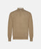 Mandelli Merino Wool Half-Zip Sweater — Cream