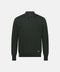 Mandelli Merino Wool Polo with Buttons — Fir Green