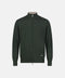 Mandelli Merino Wool Full-Zip Sweater — Fir Green