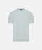 Mandelli Virgin Wool Knitted T-Shirt — Pearl Blue