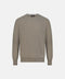 Mandelli Pure Cashmere Round-Neck Sweater — Stone