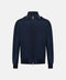 Mandelli Cashmere Blend Blouson with Detachable Hood — Cobalt Blue