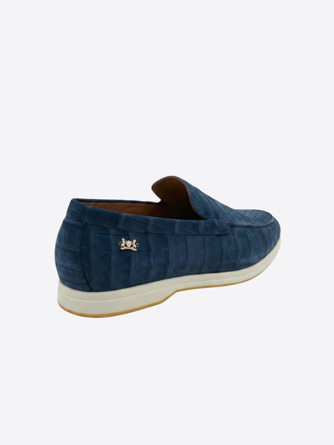 Crocodile Nubuck Leather Loafers – Avio