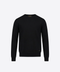 Wool & Cashmere Roundneck Sweater – Black