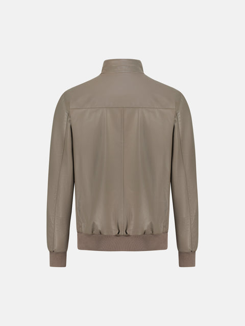 Reversible Leather Bomber