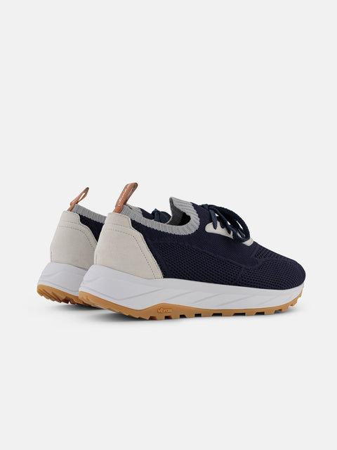 Toprun Sneakers - Navy Blue & White