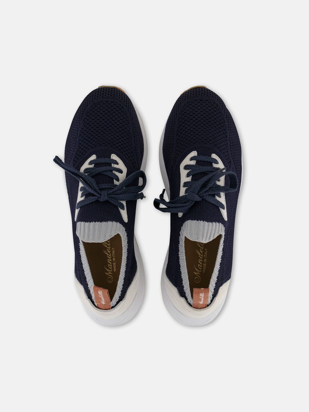 Toprun Sneakers - Navy Blue & White