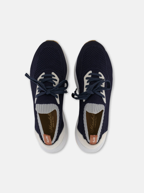 Toprun Sneakers - Navy Blue & White