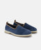 Suede leather Slip-On Shoes - Blue