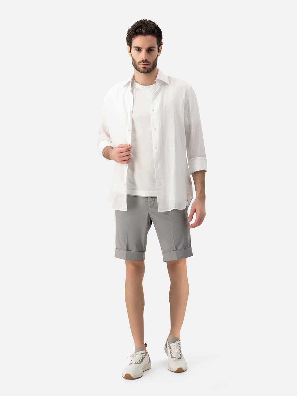 Льняная рубашка Tailor – Bianco