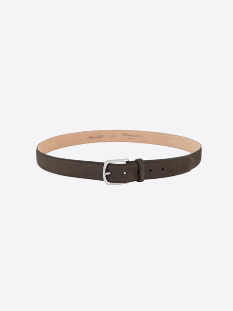Grained Leather Belt – Amaretto