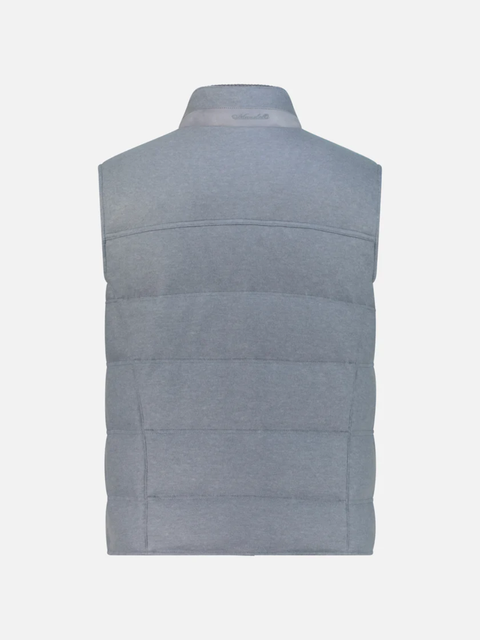 Cashmere Quilted Vest – Asphalt