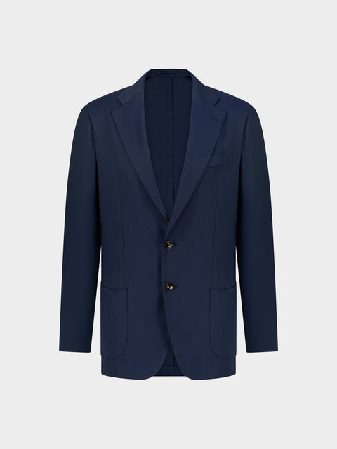 Virgin Wool Suit  jacket and pant in Blu Notte